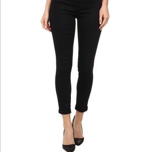 Hudson Black Crop Harkin Jeans.